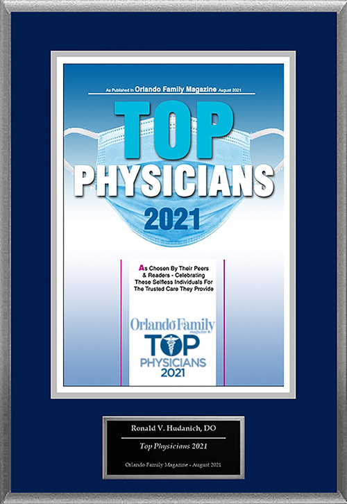 2022 americas most honored doctors, ronald hudanich, hudanich orthopedics top physicians award