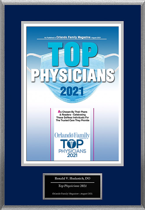 top-physician-award-2021-orlando-family-magazine-dr-hudanich